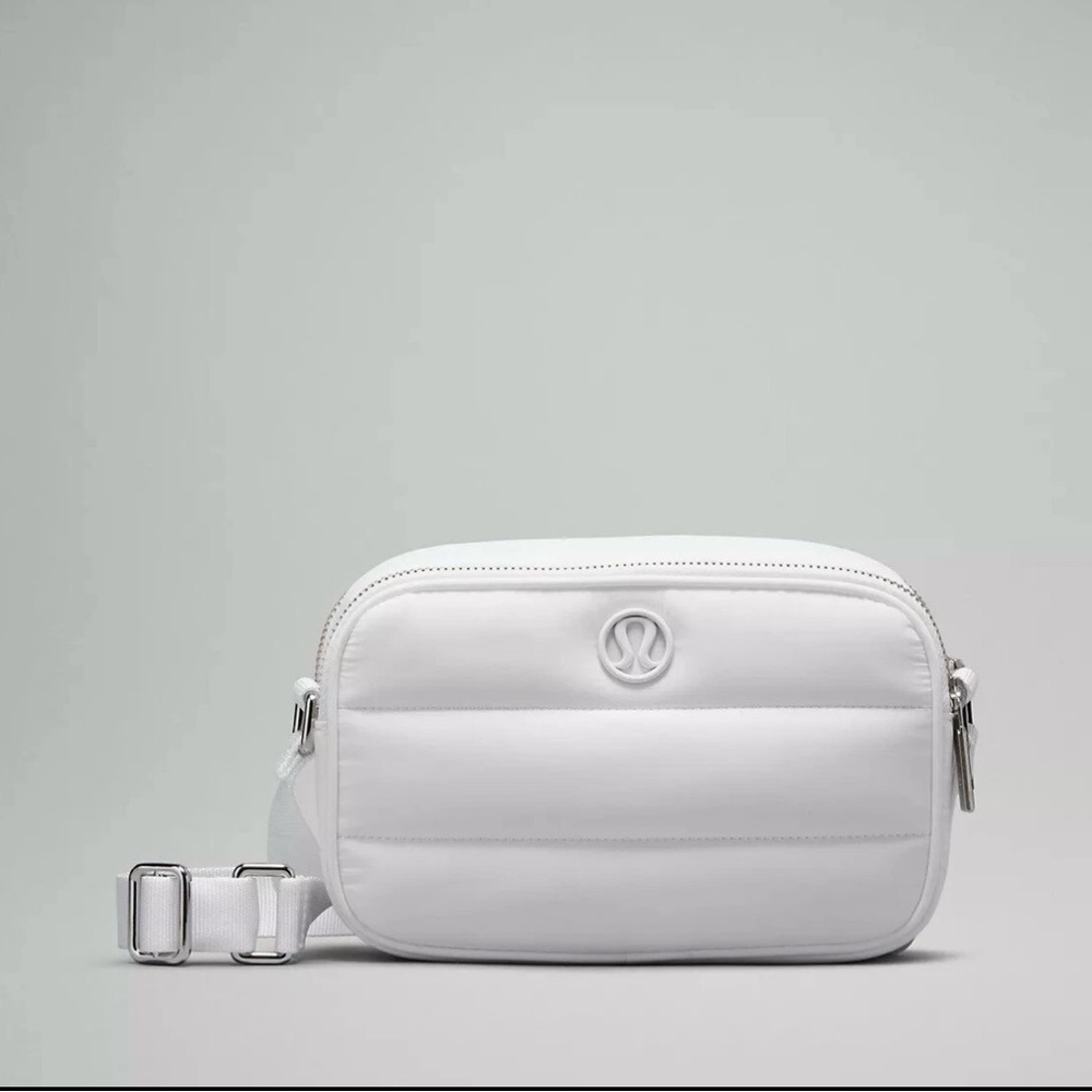 Lululemon White Crossbody Camera Bag